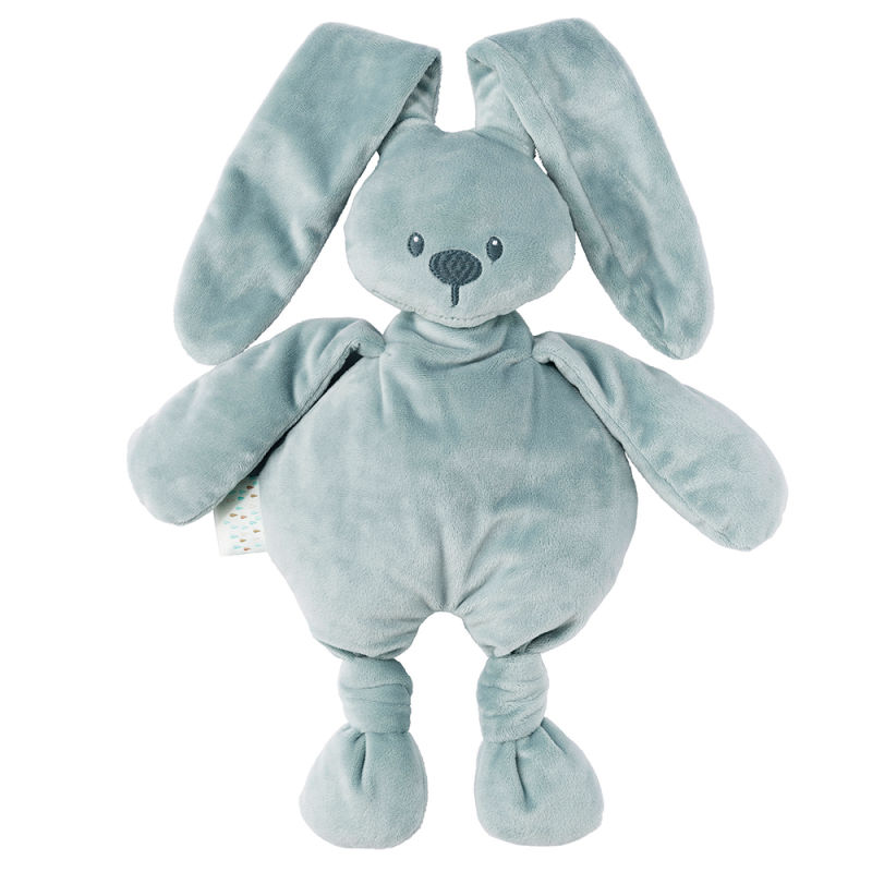  lapidou peluche lapin vert foncé 30 cm 